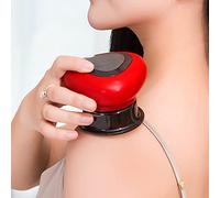 Juego de Terapia de Ventosas, Máquina Raspadora Eléctrica, Máquina de Terapia de Vacío 3 en 1, Masajeador de Celulitis Herramienta de Masaje Gua Sha con 3 Niveles de Temperatura Y Succión