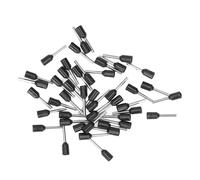 , Juego de Terminales de Cable de Prensado con Aislamiento de de 1000 Piezas, Cobre + PVC, E0508 negro AWG 22, Alicates de Prensado