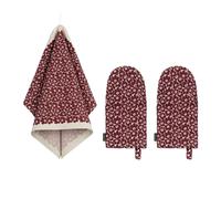 Juego de textiles de cocina Marimekko guantes únicos + toalla