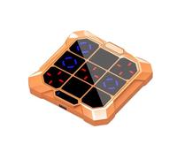 Juego de Tic-TAC-Toe, 6 en 1 Juego Electrónico Tic-TAC-Toe Recargable con Función Mute,Juego de Mesa Rompecabezas de Mano Juguete Educativo,Juegos de Viaje Portátiles Regalos para Niños y Adultos