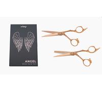 Juego de Tijeras e-kwip Angel Set Corte Pelo 5,5 "+ Entresacar 5,5"