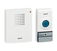 Juego de timbre inalámbrico Eco (50 m, 80 dB, Sin corriente, IP44)