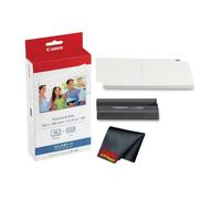 Juego de tinta a color y papel fotogr fico Canon KP-36IP de 4"" x 6"" para impresoras Selphy (36 hojas) con pa o de limpieza de microfibra