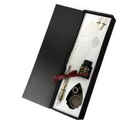 Juego de Tinta y Pluma Estilográfica | Herramienta de Escritura Vintage - Plumas para Tomar Notas | Para Escritores Artistas Estudiantes Profesores Y Aficionados A La Escritura Creativa Y Regalos