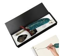 Juego de Tinta y Pluma Estilográfica,Papelería Escolar Vintage - Plumas de Inmersión para Principiantes,Para Escritores Artistas Estudiantes Profesores Y Aficionados A La Escritura Creativa Y Regalos