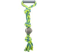 Juego de tira con pelota de tenis, algodón/poliéster ø 6/50 cm lima/petróleo