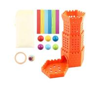 Juego de Tirar Palos,Juguete de Caída de Bolas con Palos para Niños - Juego de Aprendizaje Preescolar | Coordinación -Manual Estratégica Motricidad Fina