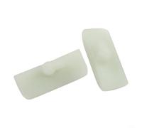 Juego de tiras de parachoques de guía de motosierra compatible con Stihl-019T 020T, 021 023 025 MS200T, MS210 MS230 MS250, plástico blanco, paquete de 10