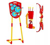 Juego de tiro con arco estilo Iron Man con diana