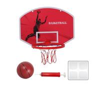 Juego De Tiro De Baloncesto Infantil: Aro De Baloncesto Interior/al Aire Libre Montado En La Pared Para Niños | Juguetes Deportivos Portátiles Con Pelota Y Bomba | Juego De Ejercicio Divertido Para Ni