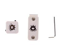 Juego de tiza para taco de - Accesorios de suministros de bilar de 2,28 x 1,02 pulgadas, soporte magnético para tiza para taco de billaar con clip para cinturón | ligera de bilar para