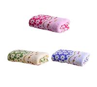 Juego de Toallas, 3 Colores 33 * 73Cm Tamaño Algodón Impreso Absorbente Toalla de Mano Seca Toallas de Cara Viaje Toalla de Playa, Micro Sport Gym, GYDHJSSJ