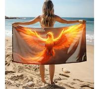 Juego de toallas de mano blancas Phoenix Rising: A Fiery Legend Reborn, toallas de baño de lujo