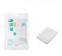 Juego de toallas y sábanas desechables aptas para viajes, con embalaje al vacío, para viajes de negocios y aventuras al aire libre (funda de almohada (sábana individual (1 unidad))