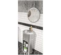 Juego de tocador de hierro de estilo industrial con soporte extraíble para lavabo de baño, mueble de tocador independiente debajo del fregadero