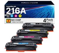 Juego de tóner 216A Compatible con HP 216A Original W2410A W2411A W2412A W2413A para HP Color Laserjet Pro MFP M183fw M182n M183fdw M182 M182nw M155 (Negro, Cian, Magenta, Amarillo, sin Chip)