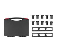 Juego de tope para banco, tabla de tope para cepillado en madera de aleación de aluminio, tope de mesa de banco de alta resistencia para fresado, corte y rectificado con ajuste uni (20mm)