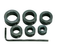 Juego de topes para taladro de 6 piezas, de 316 a 12 pulgadas, color negro, S838 de General Tools