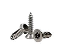 Juego de tornillos autorroscantes for madera de acero inoxidable 304, cabeza avellanada plana Torx con pasador, a prueba de manipulaciones, 460 unidades, M2,6, M3, M4, M5