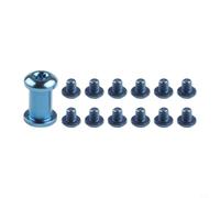 Juego de tornillos Butterfly 535 para accesorios de hardware de aleación premium, pernos de pulgar de husillo negro (azul)