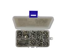 Juego de tornillos de acero inoxidable con caja de tornillos RC, kit de herramientas de reparación RC para TRAXXAS 1/10 E-REVO Summits RC Car