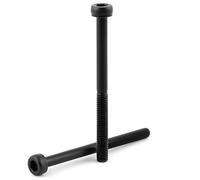 Juego de Tornillos de Cabeza Hueca Hexagonal M3 Sujetador de Acero al Carbono de Aleación de Grado 12.9 Accesorio de Herramienta de Reparación (M3*40mm, Media Rosca, 24 Piezas/Paquete)