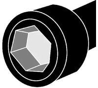 Juego de tornillos de la culata Hexágono interior 016226B CORTECO para OPEL