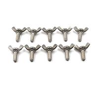 Juego de tornillos de mariposa de acero inoxidable 304 M8 x 20, 10 unidades