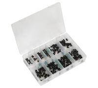 Juego De Tornillos Grub Sealey AB045GS 250 Piezas M4-M10 DIN 916 Métrico