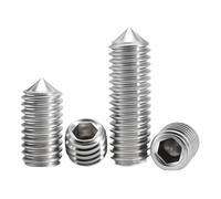 Juego de tornillos hexagonales de acero inoxidable 304, M2, M2.5, M3, M4, M5, M6, M8, M10, punta cónica, cabeza Allen, tornillo con cabeza hexagonal, 3~60 Uds.(Length 8mm,M8 (5Pcs))