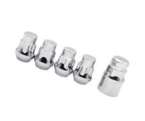 Juego de Tornillos Para Ford Para EcoSport Para Escape | Para Escort 4 Uds + 1 llave M12X1.5 tuercas rueda coche tuerca de bloqueo camión Para cubo rueda