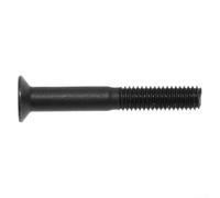 Juego de tornillos y tuercas de repuesto para monopatín longboard, 16 piezas de acero al carbono, roscas de acero al carbono medianas, accesorios resistentes a la corrosión (35 mm)