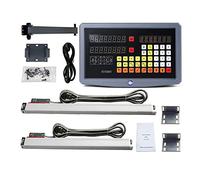 Juego de torno de 2 ejes SDS2MS Dro, lectura Digital y 2 uds., escalas de vidrio lineal/codificador/Sensor, 5U TTL, dimensiones de 100MM a 1000MM(SDS2MS Dro Set)