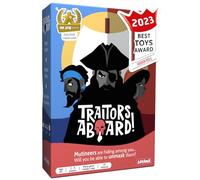 SAVANA Traitors Aboard - Juego de fiesta de identidad secreta galardonado - Diversión, farol y traición | Fácil de aprender, ronda de 15 minutos | Juegos populares para 3-8 jugadores - A partir de 10