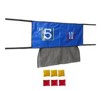 Juego de trampolín interactivo de PVC, 120 x 90 cm con correa de suspensión, duradera Oxford Tela Net, juego al aire libre con diseño colorido, Backyard Sports Toy for Kids