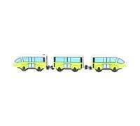 Juego de Tren eléctrico, Juguete de Tren con vías a batería para niños, Modelo de Tren Educativo de conexión por adsorción con construcción en ABS, para niños y niñas a Partir de 3 (Tipo 2)