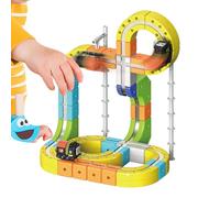Juego De Tren Eléctrico,Juguete Educativo Stem - Kit de Carreras con Vías Flexibles - Regalo Cumpleaños Navidad Viajes Escuela Infantil Casa Colegio Niños Niñas