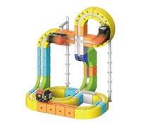 Juego De Tren Eléctrico - Juguete Educativo Stem Seguro,Kit de Carreras con Vías Flexibles | Regalo Cumpleaños Navidad Niños Niñas Escuela Casa Viajes Interior Infantil