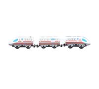Juego de Tren eléctrico para niños, Juguete de Tren con vías a batería, Modelo de Tren de conexión por adsorción Educativo con construcción en ABS, para niños y niñas a Partir de 3 (Tipo 1)