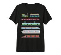 Juego de Trenes para niños y niñas y Amantes de la Locomotora Camiseta Premium