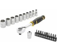 STANLEY FATMAX FMMT82681-0 - Juego de trinquete 1/2" 120 dientes + puntas