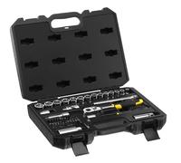Juego de trinquete y vasos Stanley de 3/8" y 72 dientes con accesorios (45 piezas) STMT82829-1