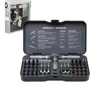 Juego de trinquetes - Kit de herramientas de controlador reversible, colección de accionamiento magnético | Destornillador con trinquete desmontable, kit de herramientas de reparación de