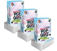 Juego de Trivia Musical de Letras de Canciones de los 90 y 2000. Un Divertido Juego de adivinanzas nostálgicas para Adolescentes y Adultos, Ideal para Fiestas con Amigos y Familiares (3PCS)