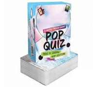 Juego de Trivia Musical de Letras de Canciones de los 90 y 2000. Un Divertido Juego de adivinanzas nostálgicas para Adolescentes y Adultos, Ideal para Fiestas con Amigos y Familiares (1PCS)