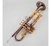Juego De Trompetas Trompeta Pequeña Bb Instrumentos Musicales Profesionales Con Llave Dorada Y Estuche