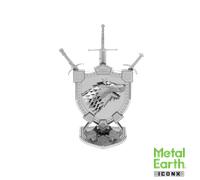 Juego de tronos 3D metálico - House Stark Sigil