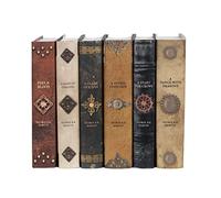 Juego de Tronos | Juego de libros de tapa dura de seis volúmenes con cubiertas antipolvo Juniper Books diseñadas a medida | Autor George R. R. Martin