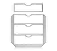 Juego de troqueles de bolsillo con ranuras cosidas: troqueles de bolsillo grandes de metal para hacer tarjetas, manualidades con papel, scrapbook