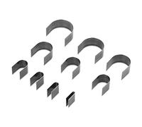 Juego de Troqueles de Corte de Cuero, 10 Piezas de Herramienta de Perforación de Cuero, Molde de Corte, Juego de Troqueles de Perforación, Herramienta de Corte Hecha a Mano para Manualidades de Cuero